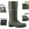 imageHISEA Mens Rain Boots with Steel Shank Waterproof Rubber Protective Footwear Seamless PVC Rainboots Outdoor Work Boots Durable Garden Fishing Tall Kneed Boot for Agriculture and Industrial WorkingOlive Green