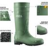 imageHISEA Mens Rain Boots with Steel Shank Waterproof Rubber Protective Footwear Seamless PVC Rainboots Outdoor Work Boots Durable Garden Fishing Tall Kneed Boot for Agriculture and Industrial WorkingGreen