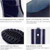 imageHISEA Womens Mid Calf Rain Boots Waterproof Garden Shoes AntiSlipping Rainboots for Ladies with Comfort Insole Short Wellies Rubber Rain Shoes Outdoor Work BootsStarry Blue