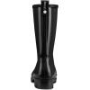 imageHISEA Womens Mid Calf Rain Boots Waterproof Garden Shoes AntiSlipping Rainboots for Ladies with Comfort Insole Short Wellies Rubber Rain Shoes Outdoor Work BootsBlack