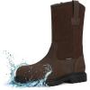 Waterproof Steel Toe Dark Brown