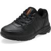 imageHISEA Non Slip Shoes for Women Food Service Water ampamp Oil Resistant Breathable Lightweight Comfortable Lace Up Womens Work Shoes Slip Resistant Work Shoes for Chef Kitchen RestaurantBlack