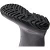 imageHISEA Kids Rain Boots for Girls Boys Seamless Waterproof Rubber Rain Shoes for Toddler Little ampamp Big KidBlack