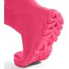 imageHISEA Kids Rain Boots for Girls Boys Seamless Waterproof Rubber Rain Shoes for Toddler Little ampamp Big KidPink