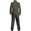 imageHISEA Mens Long Sleeve Coverall Stain ampamp Wrinkle Resistant Mens Work Coverall with Multi PocketsGreen