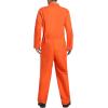imageHISEA Mens Long Sleeve Coverall Stain ampamp Wrinkle Resistant Mens Work Coverall with Multi PocketsOrange
