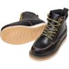 imageHISEA NINGO Work Boots for Men SteelSoft Toe Boots6 Waterproof Slip Resistant Industrial ampamp Construction Work BootsComposite Toe Working BootsSoft Toe  Black