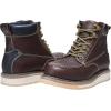 imageHISEA NINGO Work Boots for Men SteelSoft Toe Boots6 Waterproof Slip Resistant Industrial ampamp Construction Work BootsComposite Toe Working BootsSteel Toe  Darkbrown