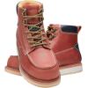 imageHISEA NINGO Work Boots for Men SteelSoft Toe Boots6 Waterproof Slip Resistant Industrial ampamp Construction Work BootsComposite Toe Working BootsSteel Toe  Brown
