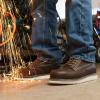 imageHISEA NINGO Work Boots for Men SteelSoft Toe Boots6 Waterproof Slip Resistant Industrial ampamp Construction Work BootsComposite Toe Working BootsSteel Toe  Darkbrown
