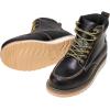imageHISEA NINGO Work Boots for Men SteelSoft Toe Boots6 Waterproof Slip Resistant Industrial ampamp Construction Work BootsComposite Toe Working BootsSteel Toe  Black