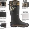 imageHISEA Rubber Rain Boots for Men Waterproof Insulated Neoprene Hunting Boots Durable AntiSlip Outdoor Mud Boots for Hunting Gardening Farming Fishing Yard Working Adjustable CalfCamo