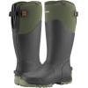 imageHISEA Rubber Rain Boots for Men Waterproof Insulated Neoprene Hunting Boots Durable AntiSlip Outdoor Mud Boots for Hunting Gardening Farming Fishing Yard Working Adjustable CalfGreen