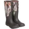 imageHISEA Mens Rain Boots Waterproof Durable Insulated Rubber Boots for Men 5 mm Neoprene Outdoor Mud Fishing Hunting Boots for MultiSeason Black Camo ampamp BrownCamo