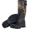 imageHISEA Rubber Hunting Boots for Men Waterproof Rain Boots for Mud Working Farming Fishing Adjustable CalfCamo Evos