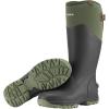imageHISEA Rubber Rain Boots for Men Waterproof Insulated Neoprene Hunting Boots Durable AntiSlip Outdoor Mud Boots for Hunting Gardening Farming Fishing Yard Working Adjustable CalfGreen