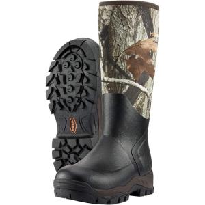 imageHISEA Mens Winter Hunting Boots Arctic Snow Boots 8mm Neoprene with Fleece 30 Warm Rubber Wellies Insulated Durable Waterproof Outdoor