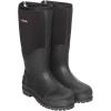 imageHISEA Mens Rubber Neoprene Rain Boots Snow Boots  Tall Warm Waterproof Mens Winter Boots Durable Slip Resistant Boots for Men Outdoor Working Hunting FishingBlack