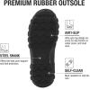 imageHISEA Womens Mid Calf Rain Boots Waterproof Rubber Boot for Garden Mud WorkingKanati Camo