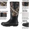 imageHISEA Womens Mid Calf Rain Boots Waterproof Rubber Boot for Garden Mud WorkingKanati Camo