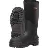 imageHISEA Mens Rubber Neoprene Rain Boots Snow Boots  Tall Warm Waterproof Mens Winter Boots Durable Slip Resistant Boots for Men Outdoor Working Hunting FishingBlack