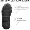 imageHISEA Women Mud Boots Mid Calf Neoprene Rubber Boots with Pull on Handle Insulated Barn Boots Womens Waterproof Rain Boots Garden Shoes Womens Rainboots for Farm Gardening Hiking Hunting FishingPlaid