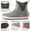 imageHISEA Womens Deck Boots with Breathable Fabric Lining Choose One Size DownGrey