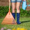 imageHISEA Womens Rain Boots Waterproof Mid Calf Garden Boots for WomenBlue Claw