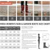 imageHISEA Womens Rain Boots Waterproof Mid Calf Garden Boots for WomenColorful Dot