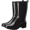imageHISEA Womens Rain Boots Waterproof Mid Calf Garden Boots for WomenPolka Dot