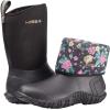 imageHISEA Womens Rubber Garden Boots Waterproof Insulated Yard Gardening Shoes Mid Height for Mud Working OutdoorBlack