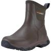 imageHISEA Excursion Pro Womens Rain Boots Ankle Height Rubber Neoprene Boots Waterproof Insulated Outdoor Work Bootie Garden Mud Shoes for Gardening Camping Fishing Farming and Yard Working Size 8 Brown
