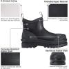 imageHISEA Mens Work Boots Chelsea Rain Boots Waterproof Garden Boots Durable Rain Shoes for Fishing Hunting Mud Working Outdoor