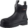 imageHISEA Mens Work Boots Chelsea Rain Boots Waterproof Garden Boots Durable Rain Shoes for Fishing Hunting Mud Working Outdoor