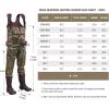 imageHISEA Chest Waders Neoprene Duck Hunting Waders for Men with 600G Insulated Boot Waterproof Camo Bootfoot Fishing WadersNext Camo Evos
