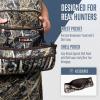 imageHISEA Hunting Waders Camo Neoprene Chest Waders for Men and Women with 1600G Insulated Rubber Boots Durable ampamp Warm