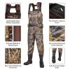 imageHISEA Hunting Waders Neoprene Chest Waders for Men with 800G Insulated Boots Waterproof Neoprene Bootfoot WadersNext Camo Evos