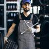 imageHISEA Mens Denim Bib Overalls Mens Overalls Workwear with Adjustable Straps and Convenient Tool PocketsHickory Stripe
