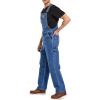 imageHISEA Mens Denim Bib Overalls Mens Overalls Workwear with Adjustable Straps and Convenient Tool PocketsStone Washed Blue