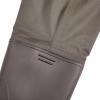 imageHip Waders Waterproof Hip Boots Cleated 2Ply NylonPVC Fishing Hip WaderBrown