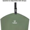 imageHip Waders Waterproof Hip Boots Cleated 2Ply NylonPVC Fishing Hip WaderGreen