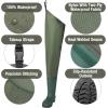 imageHip Waders Waterproof Hip Boots Cleated 2Ply NylonPVC Fishing Hip WaderGreen