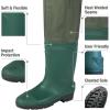 imageHip Waders Waterproof Hip Boots Cleated 2Ply NylonPVC Fishing Hip WaderGreen
