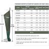 imageHip Waders Waterproof Hip Boots Cleated 2Ply NylonPVC Fishing Hip WaderGreen