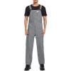 imageHISEA Mens Denim Bib Overalls Mens Overalls Workwear with Adjustable Straps and Convenient Tool PocketsHickory Stripe