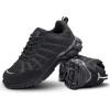 imageHISEA Steel Toe Shoes for Men Breathable and Comfortable Safety Work ShoesSlip Resistant Industrial ampamp Construction Work Sneakers Black Size 10