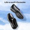 imageHISEA Waterproof Garden Shoe for Women Outdoor SlipOn Rain Footwear Rubber Rain Shoes Short Ankle Booties Garden Clogs with Comfort InsoleClassic Black