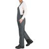 imageHISEA Womens Snow Bib Overalls Snowsuit Ski Pants Waterproof Insulated Skiing Pants Women Grey