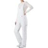 imageHISEA Womens Snow Bib Overalls Snowsuit Ski Pants Waterproof Insulated Skiing Pants Women White