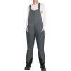 imageHISEA Womens Snow Bib Overalls Snowsuit Ski Pants Waterproof Insulated Skiing Pants Women Grey